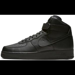 Black Nike Air Force 1 High Top